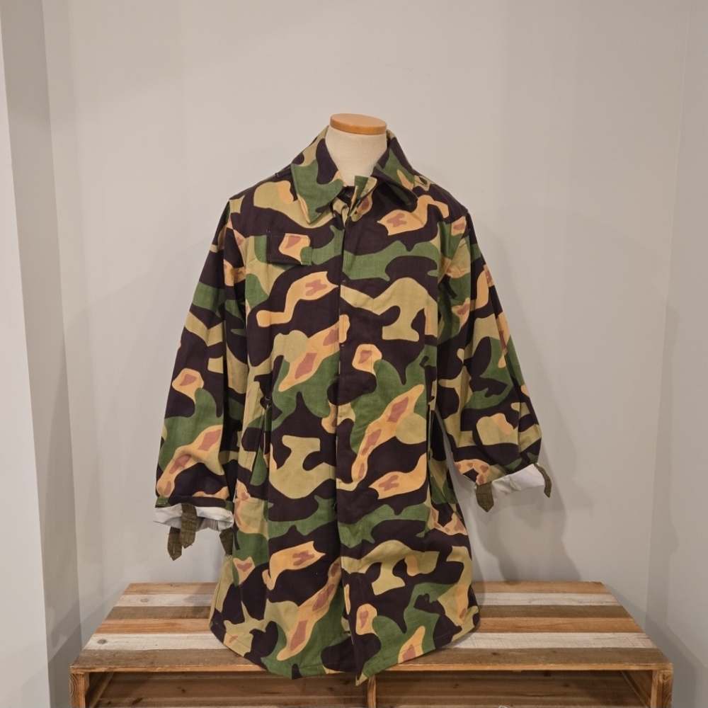 Vintage New Czechoslovakian Jacket Salamander Camo VZ 60 Mlok Paratrooper 1960s